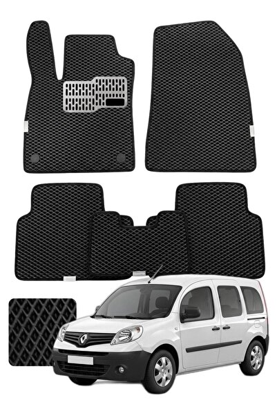 Evanotion Renault Kangoo 2007-2021 Araca Özel Premium Eva Oto Paspas Topuk Ko...