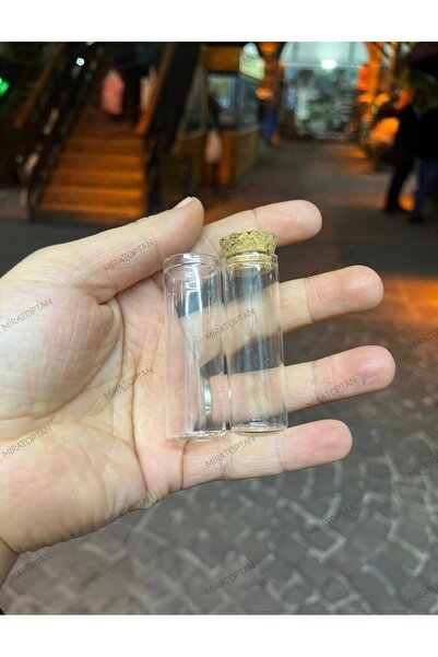 Genel Markalar 50 ADET MANTAR TIPALI CAM ŞİŞE 6 CM