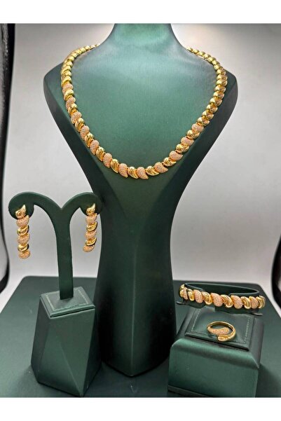 Generic Fashion Design Jewelry Set - Gold - Model 012