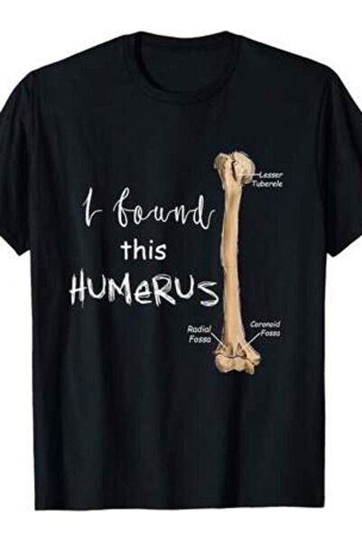 LİNA06 تي شيرت طبي مطبوع عليه "I Found This Humerus" بتصميم مضحك لطلاب الطب و...