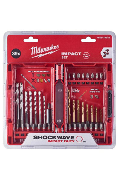 Milwaukee 39 Parça Matkap Ucu Seti