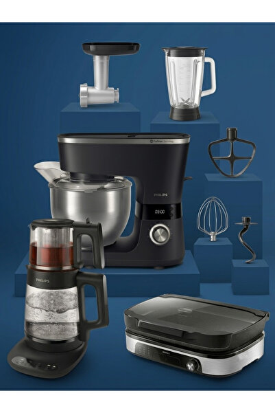 Philips 5000/7000 Serisi Seti: 2400W Izgara + 1000W Mutfak Şefi Şef + 1900W C...