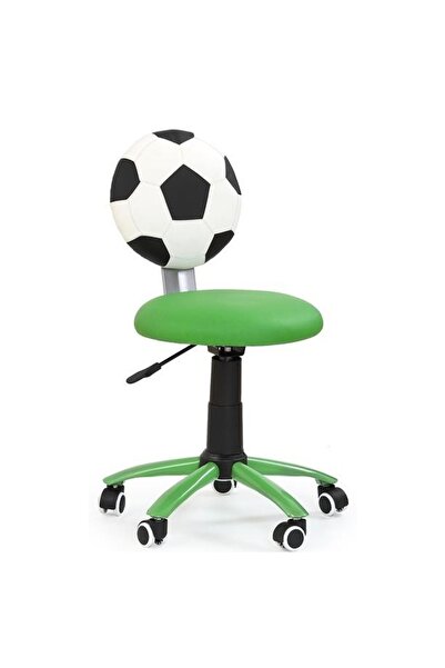 OEM Scaun birou copii HM Gol, Piele ecologica, Inaltime ajustabila, Roti cauc...
