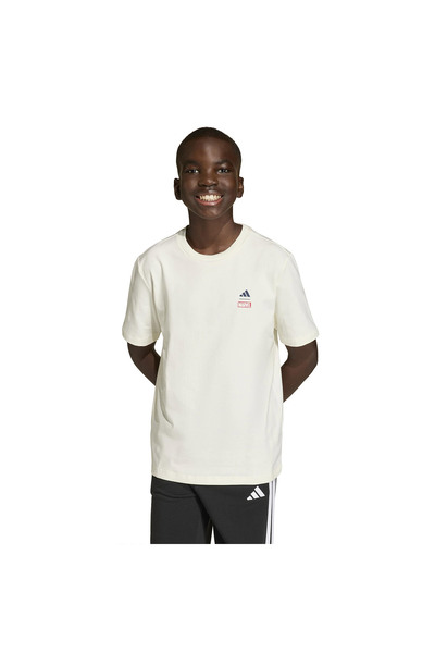 adidas Αθλητικά ρούχα J MRVL SM GFX T JZ3555 Εκρού 128