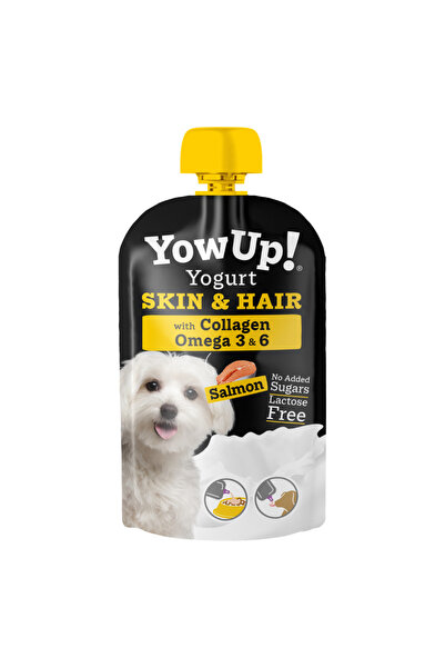 yowup Yogurt With Prebiotics Skin & Hair Dog Wet Food Topper Salmon 115g