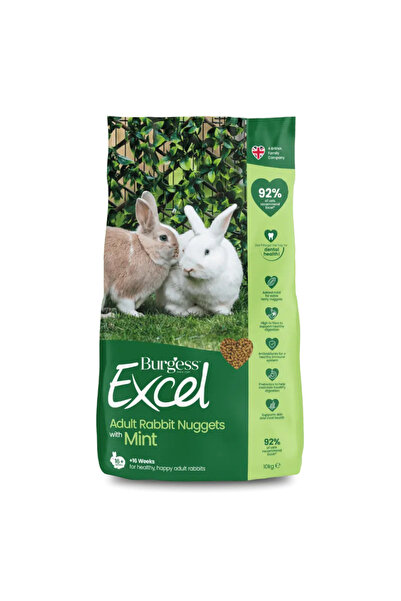 Burgess Excel Nuggets With Mint For Adult Rabbit 10KG