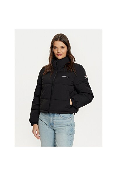 Guess Jeans Geacă de iarnă pentru femei W4BL20WGII2 Negru