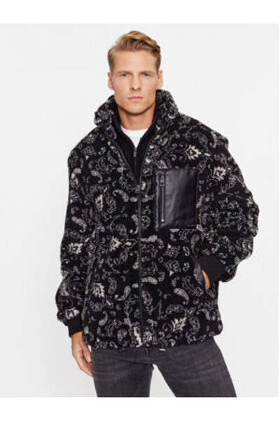 Guess Geacă de tranziție pentru bărbați M3BL16WFSH2 Negru