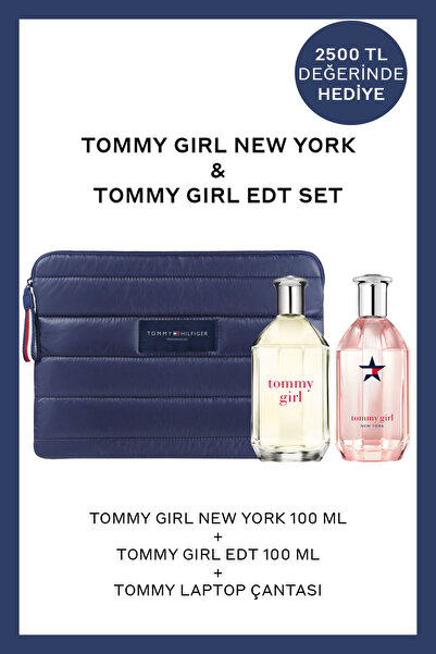 Tommy Hilfiger Tommy Girl New York EDT 100 ml Kadın Parfüm + Tommy Girl EDT 1...