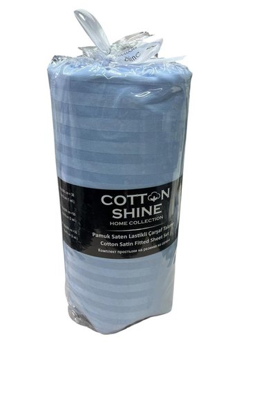 BAZİDİ TEKSTİL Cotton Satin Sheet Set with Elastic