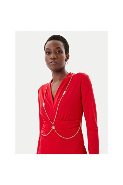RINASCIMENTO Rochie de cocktail pentru femei CFC0020146002 Roșu