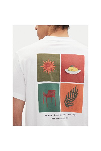 Mustang Tricou bărbătesc 1016284 Alb