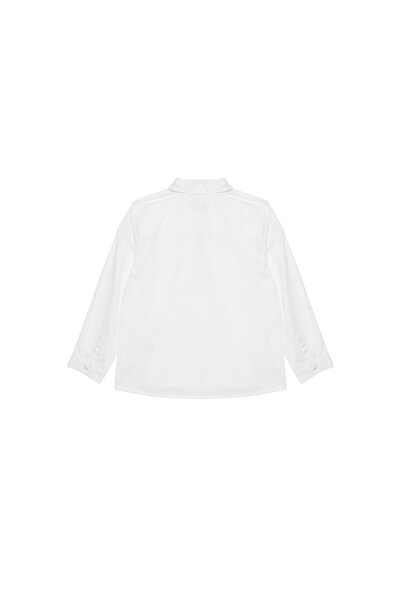 United Colors of Benetton Cămașă băieți 59UXGQ029 Albă