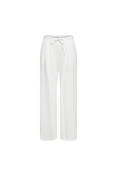 ONLY Pantaloni de damă din material textil 15370273 Alb