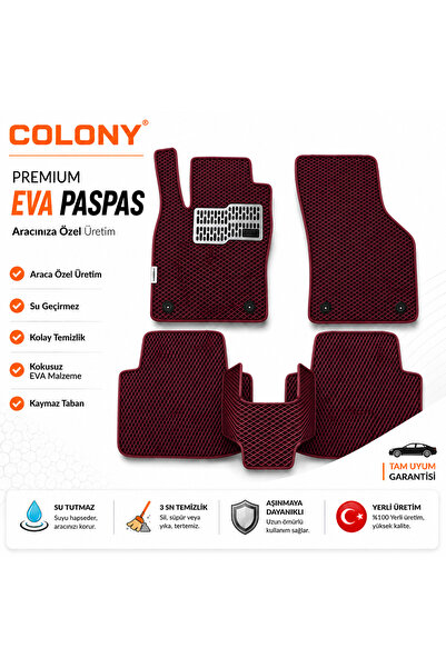 COLONY Opel Insignia (17+) Uyumlu EVA Paspas Tam Set–Araca Özel,Kolay Montaj,...