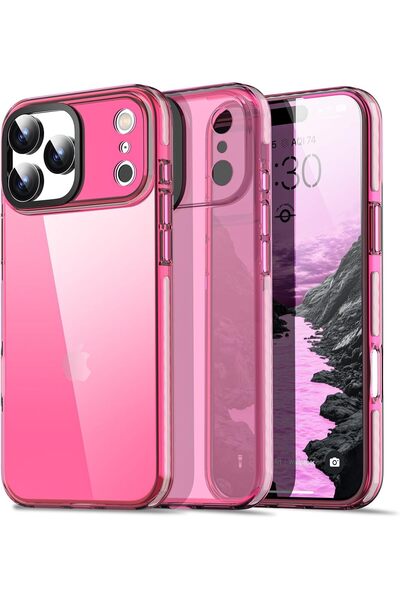 PWR AICase Neon Clear Phone Case for iPhone 17 Pro Max, Trendy Women Girly Ae...
