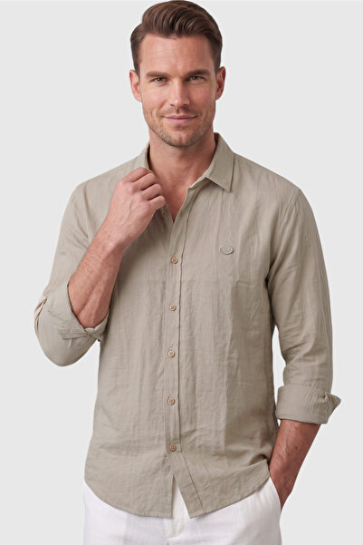 DeepSEA Aqua Green 100% Cotton Relaxed Fit Men's Shirt – Summer Breathable Mo...
