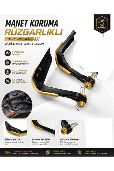 Honda pcx Manet Koruma Rüzgarlıklı gold