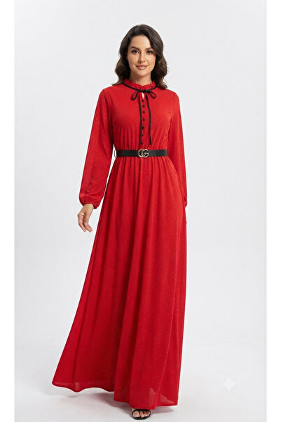 NO BRAND Jalabiya Elegant Maxi Dress