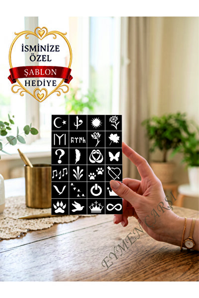 /Kına Şablonu/Geçici Dövme Şablonu/Kına Kalıbı/Henna Tattoo Stencil/sd07
