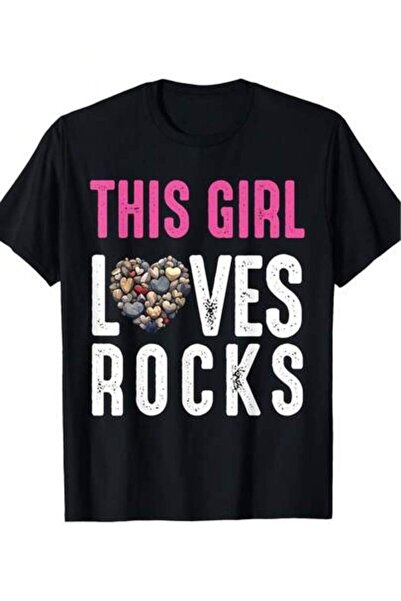 9TAY تي شيرت كلاسيكي بطبعة This Loves Rocks Geology Rockhound - تي شيرت برسوم...