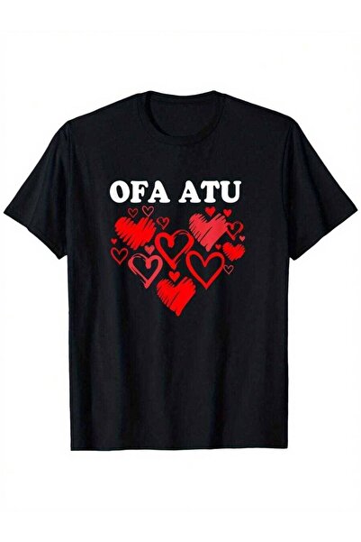 4CR تي شيرت رجالي بتصميم رومانسي من Ofa Atu Tongan بطبعة "I Love You" باللون ...