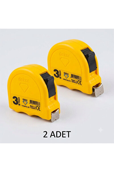 Dekor Merač trake 3 metra x 16 mm, otporan na udarce, sa zaustavom (2 komada)...