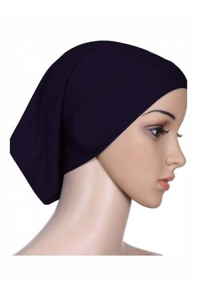 Generic Women's Stretch Hijab Cap Solid Color Hijab Headscarf for Women Light...