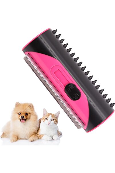 AZONEE 3-in-1 Pet Hair Brush, Shedding Tool for Cats and Dogs with Cleaning B...