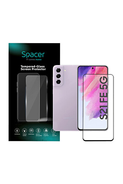 Spacer Folie de protectie pentru Samsung Galaxy S21 FE, sticla 9D, duritate 9...