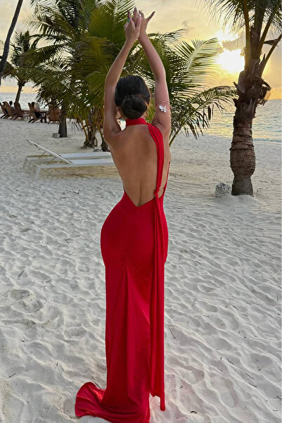 Bikini Mayokini Dünyası Evangelina Evening Dress - Red