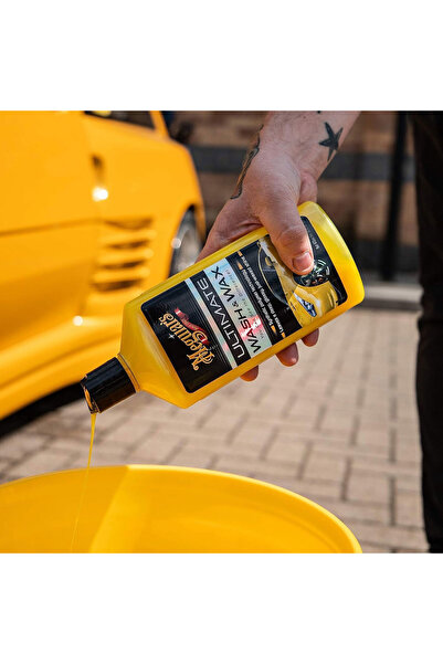 Meguiars Ultimate Wash & Wax - Özel Balmumu Korumalı Oto Şampuan 473ML
