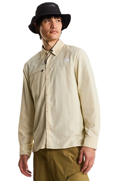 THE NORTH FACE Packable long sleeve shirt men's casual shirt colorful