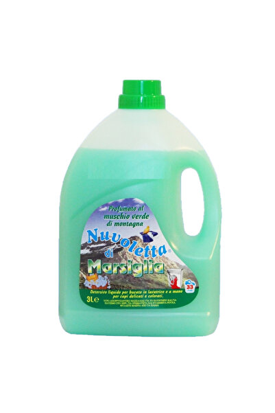 NUVOLETTA ΥΓΡΟ ΠΛΥΝΤ. 3lt - (ΠΡΑΣΙΝΟ / MARSIGLIA MUSCHIO VERDE)