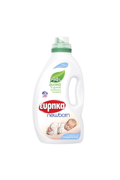 Evrika ΕΥΡΗΚΑ NEWBORN ΥΓΡΟ ΑΠΟΡΡΥΠΑΝΤΙΚΟ 36μεζ (1,8lit)