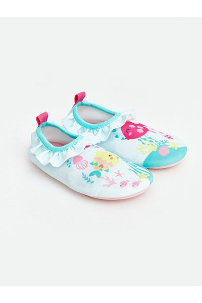 LC Waikiki Peak New Season Printed Girls' Beach Sandals
