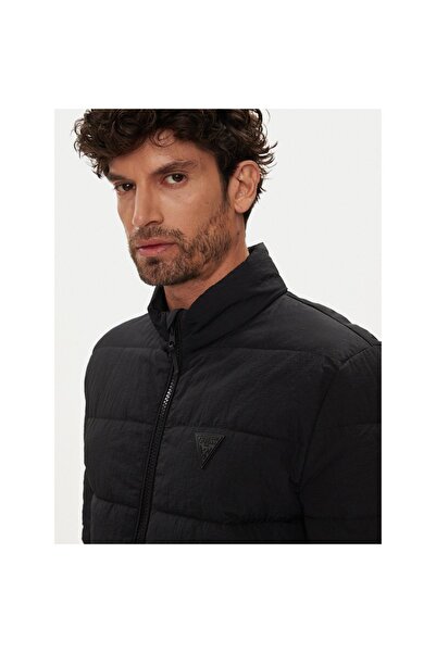 Guess Geacă de tranziție pentru bărbați Z5YL09WGTN0 Negru