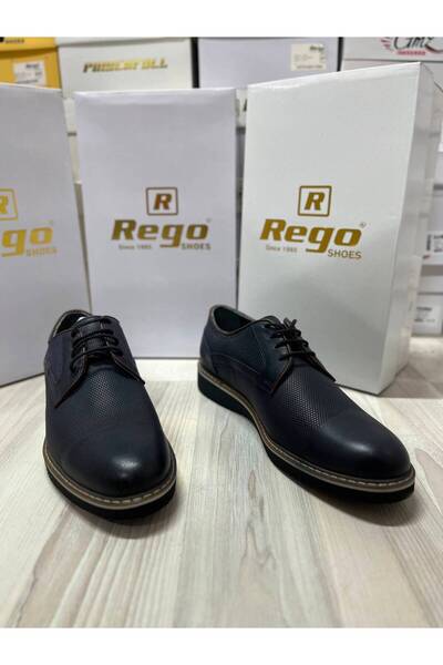 Rego أحذية رجالية كاجوال من الجلد الطبيعي