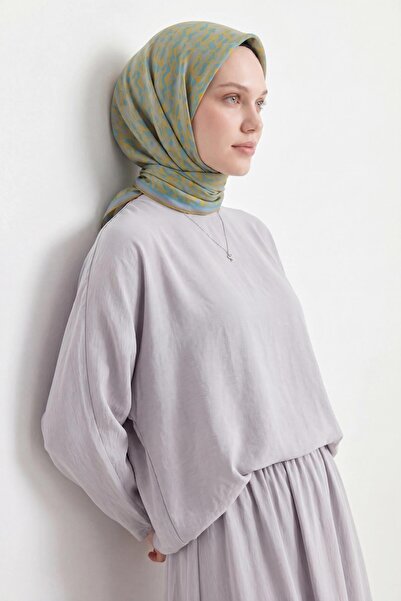Silk Home Soft Eşarp Flow Buz Mavi