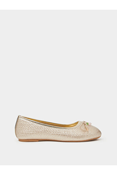 Styli Girls Textured Slip-On Ballerinas