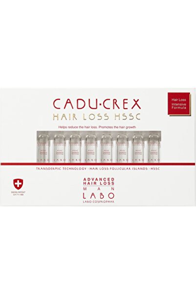 Labo Suisse Ампули за скалп за мъже, Третиране против косопад, 40 x 3.5 мл