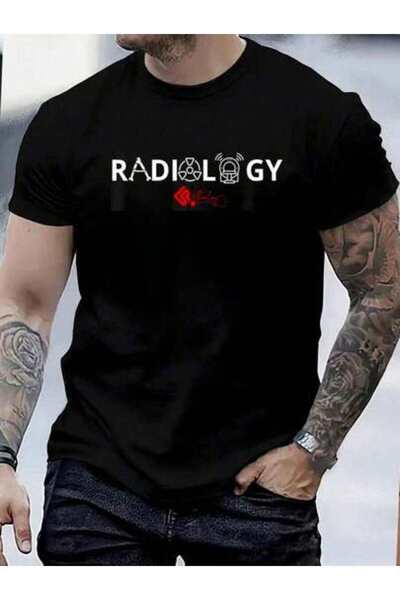 23ERVA تي شيرت قطني 100% بتصميم جرافيك لمهنة الأشعة والموجات الراديوية والتصو...