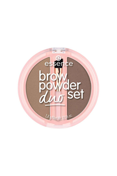 Essence Brow Powder Duo Set 1,8 gr - 01 Light - kaş pudrası