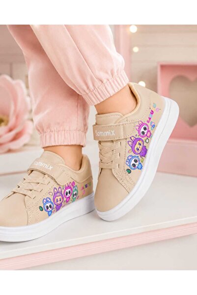 SAMMİX Acarbey Daily Comfortable Orthopedic Labubulu Girls' Sports Shoes
