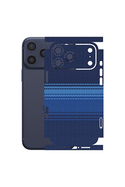 Kapps Iphone 17 Pro Max ile Uyumlu Rainbow Serisi Premium Kaplama 360 Mavi