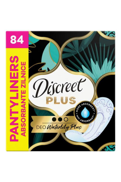 Discreet Αρωματικά Καθημερινά Απορροφητικά - Plus Deo Νούφαρο, 84 τεμάχια