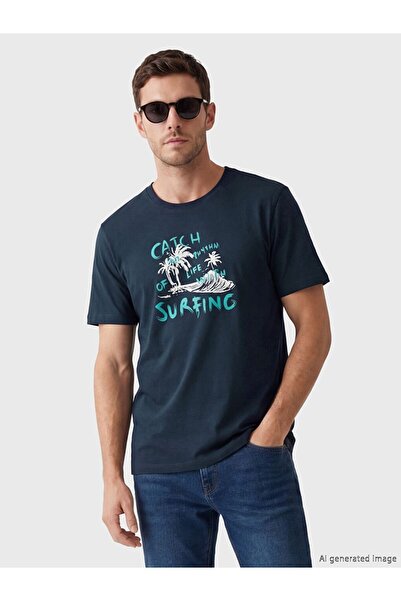 LC Waikiki Crew Neck Printed Men's T-Shirt