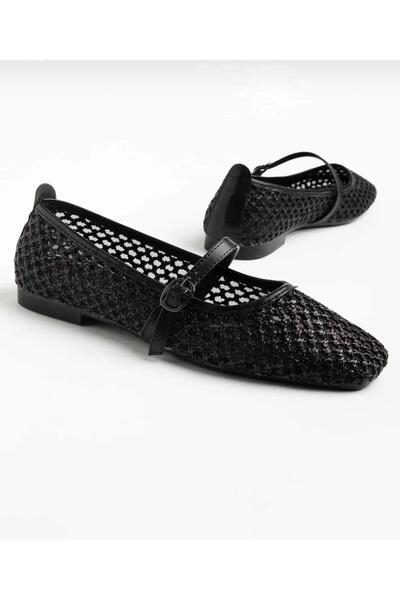 runa shoes شبكة أمالفي النسائية المصنوعة من القش حذاء مسطح