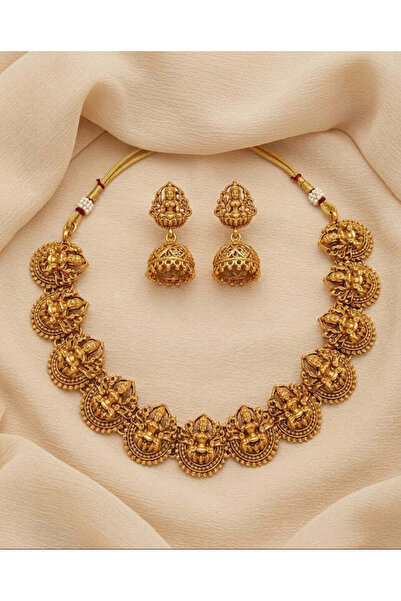 Generic Traditional Lakshmi Necklace Set