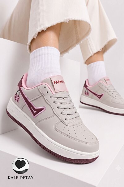 AlbiShoes Ženske trendi tenisice sa izvezenim trešnjama, udobne svakodnevne c...